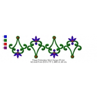 Flower Embroidery Stitch Design 37